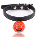 Halloween animal de compagnie fournit petit collier de chat moyen grand chat à la bouche de citrouille réglable